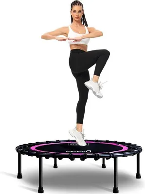 Produktbild von Famanu Mini-Trampolin 200 kg - Indoor Fitness Trampolin [100 cm]