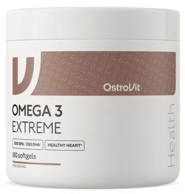 Produktbild von Ostrovit Omega 3 Extreme (180 Kapseln) 5903933925202