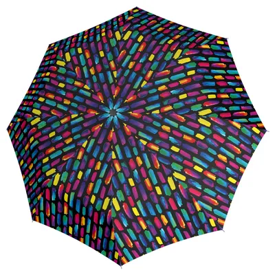 Immagine prodotto di Knirps ombrello tascabile ombrello A.200 Medium Duomatic Create Black colorato