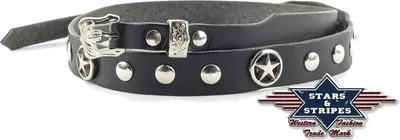 Produktbild von Hutband Western Biker Cowboy »HB-33« Schwarz