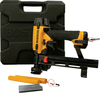Produktbild von BOSTITCH Drucklufttacker SL1838BC-E Klammergerät, Klammernagler 1/4 BSP, Magnesiumgehäuse, 19-38mm