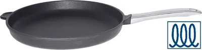 Produktbild von Bratpfanne, flache Form, induktionsgeeignet,  Germany, Variante wählbar :   20 cm Variante:   20 cm