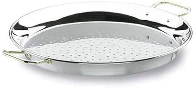 Imagen del producto de Paellera, acero inoxidable 18/10, 50 cm