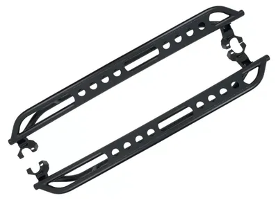 Productafbeelding van Stapborden van het merk Nerf voor de Jeep Wrangler Rubicon JK met 4 deuren, modeljaren 2007-2017, van metaal.