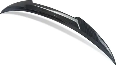 Obrázek produktu pro Spoiler zavazadlového prostoru Lip M4 ve stylu uhlíkových vláken, lesklá černá barva, pro BMW E93 335i/M3 (2007–2013) – autopříslušenství