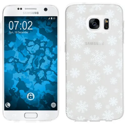 Produktbild von PhoneNatic Case kompatibel mit Samsung Galaxy S7 Silikon-Hülle X Mas Weihnachten M2