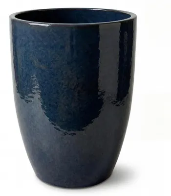 Zdjęcie produktu dla Doniczka ceramiczna Provencelia MAZARIN Szafirowy, Ø37 cm x H49 cm, mrozoodporna
