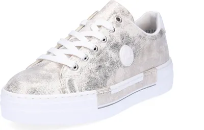 Produktbild von Rieker Damen Plateau Sneaker gold