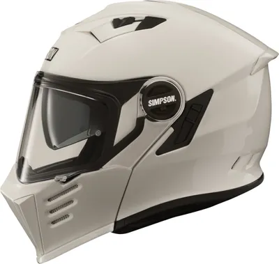 Produktbild von Simpson Darksome Solid 06 Klapphelm, weiß, L (60)