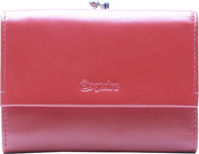 Image de Esquire porte-monnaie New Silk Wallet Red rouge foncé