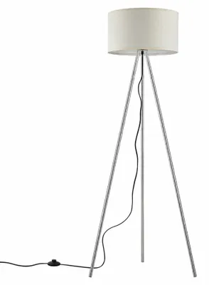 Produktbild von Braytron Stehleuchte Beige/Silber Ø38cm max. 23W E27 mit Schalter
