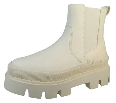 Produktbild von Buffalo Damen Elegante Stiefelette Raven Chelsea 1622222 Beige