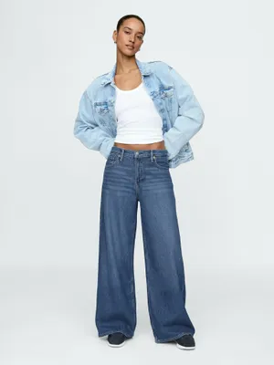 Produktbild von GAP Baggy Mid Rise UltraSoft Jeans 25REG