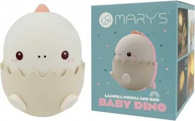 Image de Veilleuse Led Mary's Bébé Dino Rose