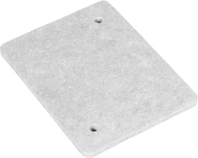 Obrázok produktu pre Tepelne izolačná podložka PI 80 2ZK 104x80x5mm určená pod lištové krabice určené k inštalácii dvojzásuviek Classic, Swing, 1 ks v balení