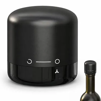 Produktbild von Weinflaschenverschluss Silikon auslaufsicher – Twist-Lock, wiederverwendbar | Weinkorken für Rotwein & Weißwein
