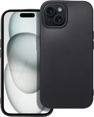 Produktbild von Soft Silikon Case Hülle Bumper Silikonhülle Stoßfest Handyhülle Case Cover  kompatibel mit iPhone 15 Plus Schwarz