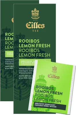 Produktbild von EILLES TEE Teebeutel Rooibos Lemon Fresh, Sparpack mit 2x25er Box