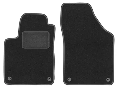 Image de Tapis avant en moquette pour Peugeot RCZ 2010-2015 (coupé) – 2 pièces, gris graphite, sur mesure – Wielganizator LUX