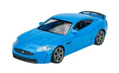 Obrázek produktu pro Welly, model Jaguar XKR-S, modrá barva, měřítko 1:43, kovový model, , v originální krabici, číslo produktu 44045