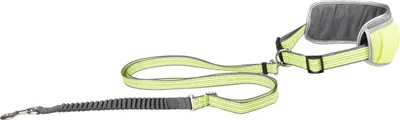 Produktbild von Flamingo Joggingleine + Taillengurt Rono gelb