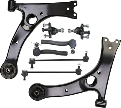 Produktbild von RIDEX 772S0416 Querlenker Reparatursatz für TOYOTA COROLLA (ZZE12, NDE12, ZDE12) Vorne