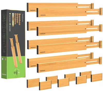 Produktbild von Schubladentrenner 43-56 cm, 16er-Set, ausziehbar, für Kleidung