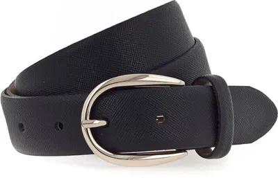 Produktbild von Vanzetti Leder Gürtel 30mm Leather Belt W105 Black schwarz