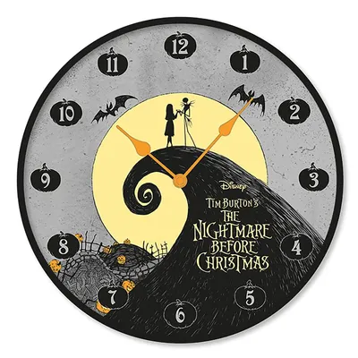 Immagine prodotto di Zegar Ścienny Jack i Sally z "Gorączki Przed Bożym Narodzeniem" 25 cm