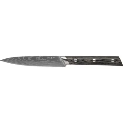 Produktbild von LAMART LT2102 Nôž univerzálny, veľmi ostrá čepeľ a ergonomická rukoväť, nerez, packawood, strieborná / čierna,  dĺžka ostria 13 cm, noža 24,5 cm