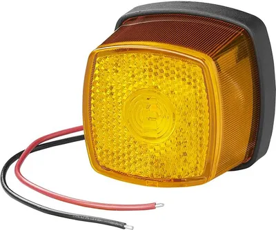 Immagine prodotto di Luce side-marker 9-30V ambra 61 x 61 mm LED