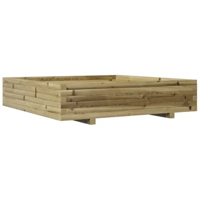 Obrázek produktu pro vidaXL květináč 110x110x26,5 cm borovicové dřevo impregnované
