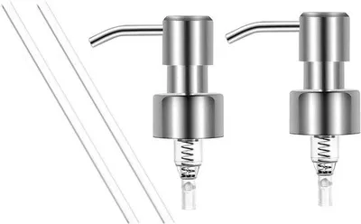 Image de Distributeur de savon en acier inoxydable, fil de 25 mm, lot de 2