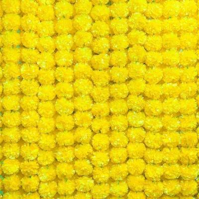 Obrázok produktu pre Umelá girlanda z nevädiek, 6 kusov, dĺžka 152 cm, žltá, na dekoráciu