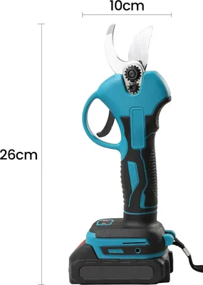 Immagine prodotto di Tagliasiepi elettrico - Tagliarami a batteria - Motore brushless con capacità di taglio di 30 mm - Senza fili e ricaricabile - Per batteria da 18 V - Con 2 batterie