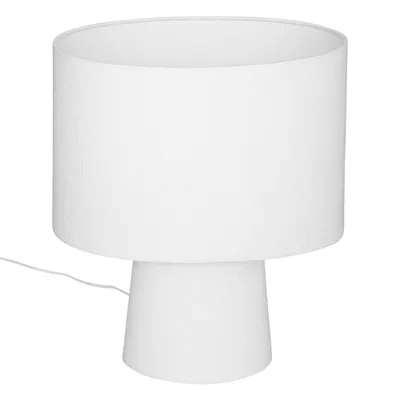 Image de Eazy Living Lampe de table Burke blanc