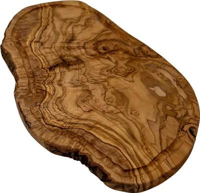 Produktbild von Olivenholz Schneidebrett Küchenbrett ohne Griff, ca. 40 cm