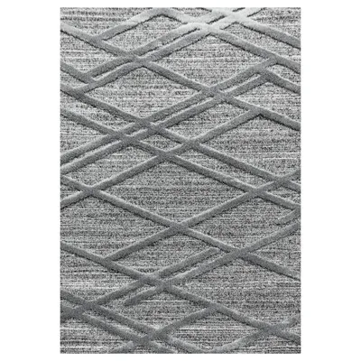 Immagine prodotto di Tappeto a pelo alto PISA Grey 240 x 340 cm