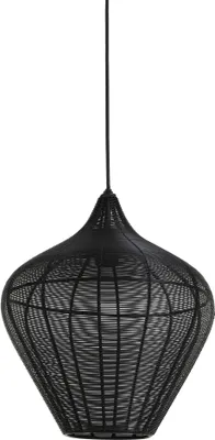 Produktbild von Light & Living - Hängeleuchte Alvaro - Schwarz - Ø36cm Hängelampe - Esstischlampe - Wohnzimmerlampe - Schlafzimmerlampe - Wohnzimmer
