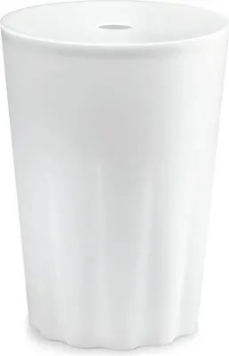 Imagen del producto de AuthenticsSTOOL, cubo de asiento para ropa, polipropileno, blanco translúcido, 32 litros, modelo 1088928