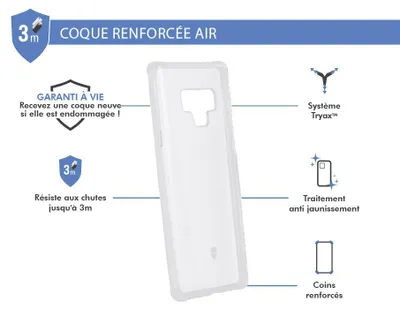 Image de FORCE CASE FCAIRNOTE9T - FC Air Galaxy Note 9 transparent