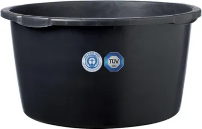 Produktbild von Mörtelkübel 90 l, schwarz rund, L-Skala