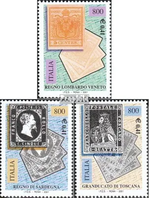 Produktbild von Briefmarken Italien 2001 Mi 2748-2750 (kompl.Ausg.) gestempelt Briefmarkenausgaben