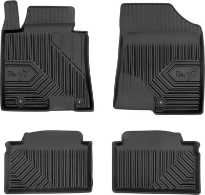 Produktbild von Fußmatten Gummimatten No.77 für Hyundai i30 II 2011-2017 TPE Schwarz 3 teile