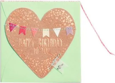 Produktbild von Mini Herz Kärtchen "Happy Birthday"