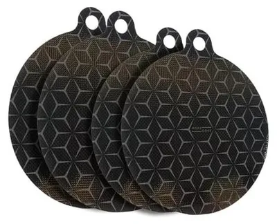 Image de Omgoods - Tapis de protection pour induction - Lot de 4, Résistant à la chaleur jusqu'à 280 °C (536 °F)