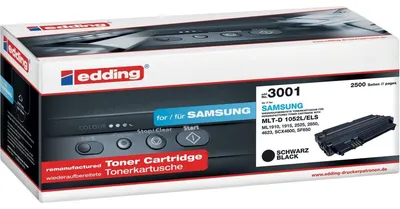 Produktbild von Edding EDD-3001, 2500 Seiten, Schwarz, 1 Stück(e)