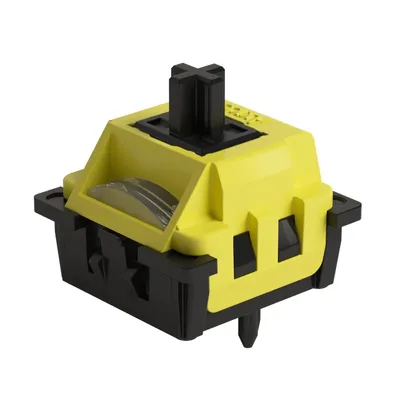 A single mechanical keyboard switch is shown against a white background.