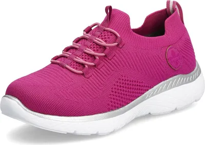 Obrázok produktu pre Rieker dámske tenisky slip-on s elastickým povrchom MemoSoft M5074, veľkosť:39 EU, farba:Pink