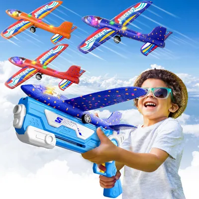 Produktbild von Flugzeug Spielzeug für Kinder Jungen 4 5 6 7 8 Jahre Flugzeuge Hellblau